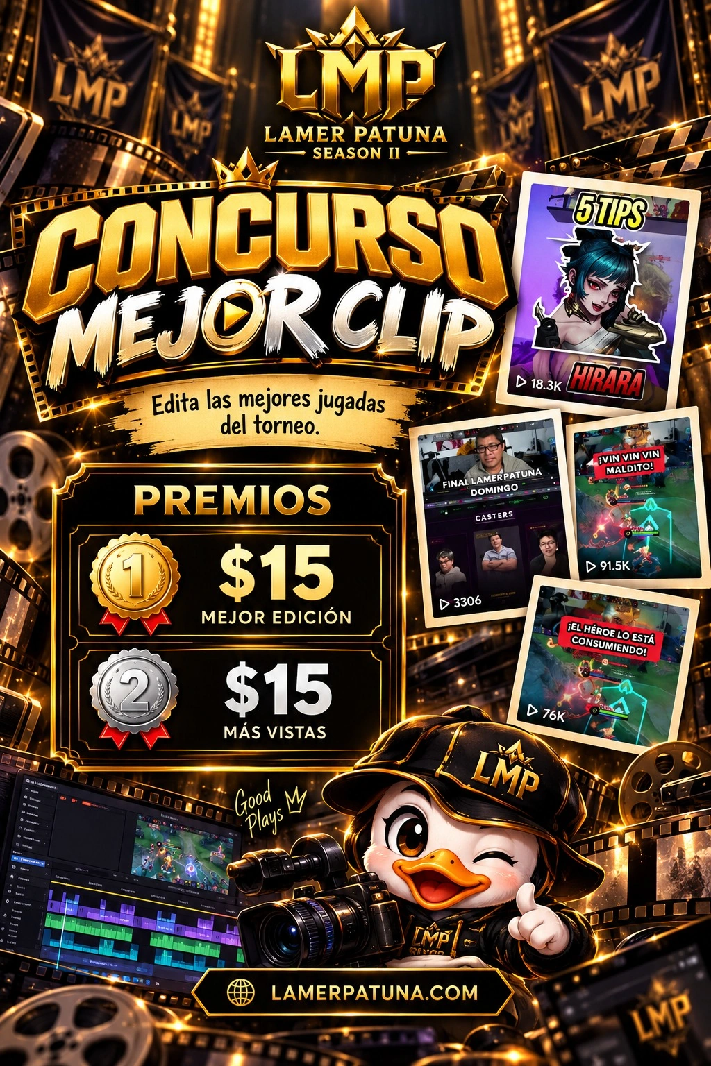 Afiche del concurso clip