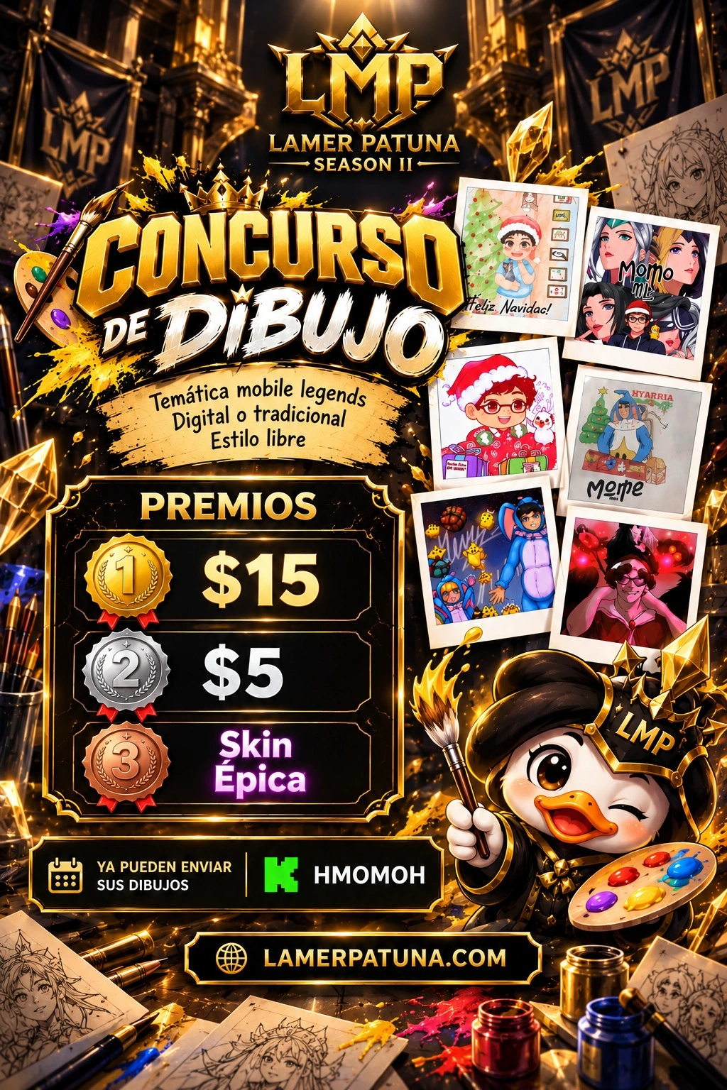 Afiche del concurso dibujo